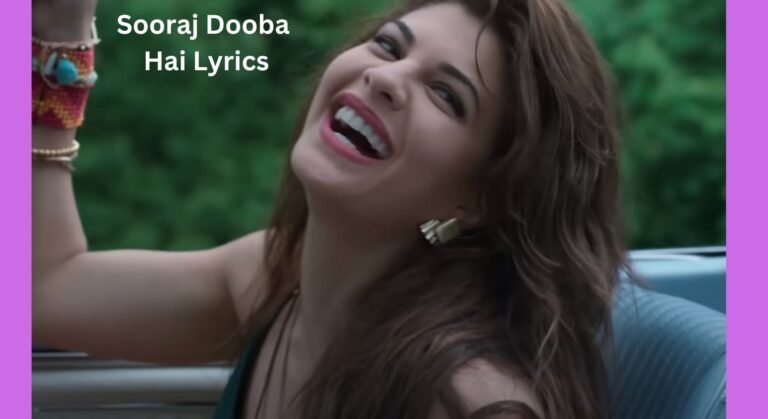 Sooraj Dooba Hai Lyrics